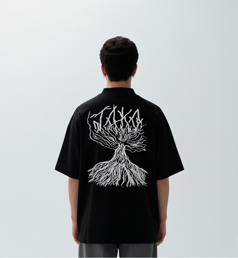 2 - ÁRVORE- CAMISETA PRETA