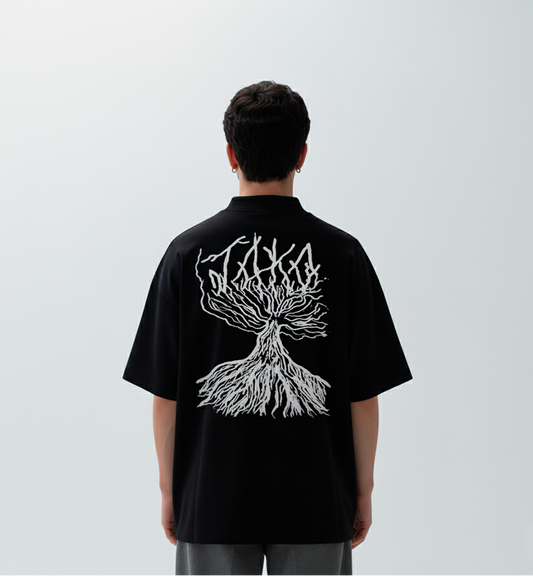 2 - ÁRVORE- CAMISETA PRETA